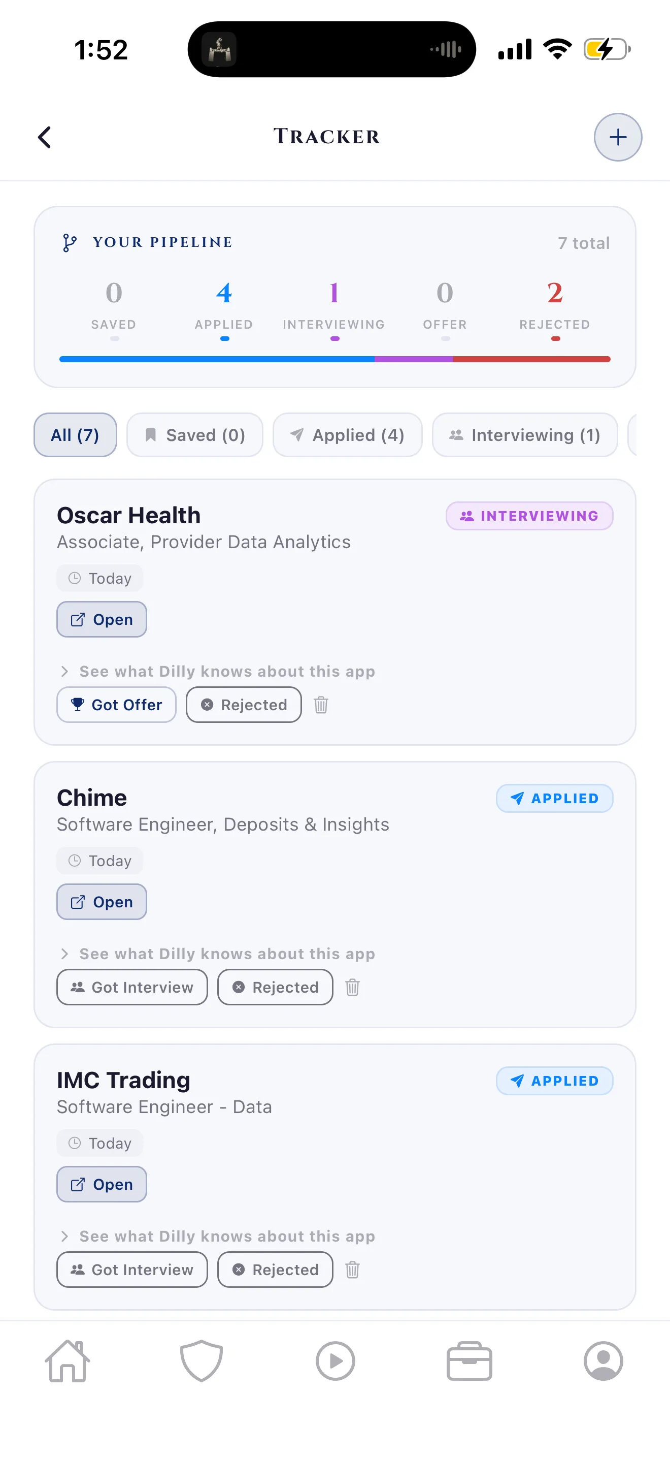 Dilly tracker